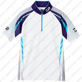 Рыболовная рубашка DAIWA Polo long sleeve Wicksensor DE-7604 Blue 3XL
