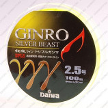 Монолеска DAIWA GINRO TRIPLE GANMA 2.5-100 зелено-желтая 0745