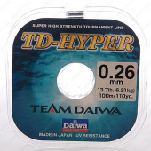 Монолеска DAIWA TD Hyper Tournament 0.26мм) - 100м