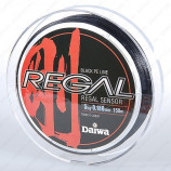 Плетеная леска DAIWA Regal Sensor - 5kg - 0.188мм - 150м (чёрная)