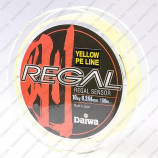 Плетеная леска DAIWA Regal Sensor - 10kg - 0.244мм - 150м (жёлтая)