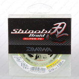 Плетеная леска DAIWA Shinobi Braid - 15 Lb (0.14мм) - 135м (ярко-жёлтая)