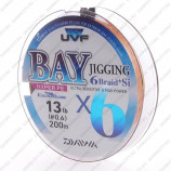 Плетеная леска DAIWA UVF Bay Jigging 6 Braid + SI 0,6-200 5,8kg ( 200м )